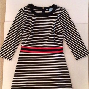 Draper James Navy/White Striped Dress Size Small Never worn